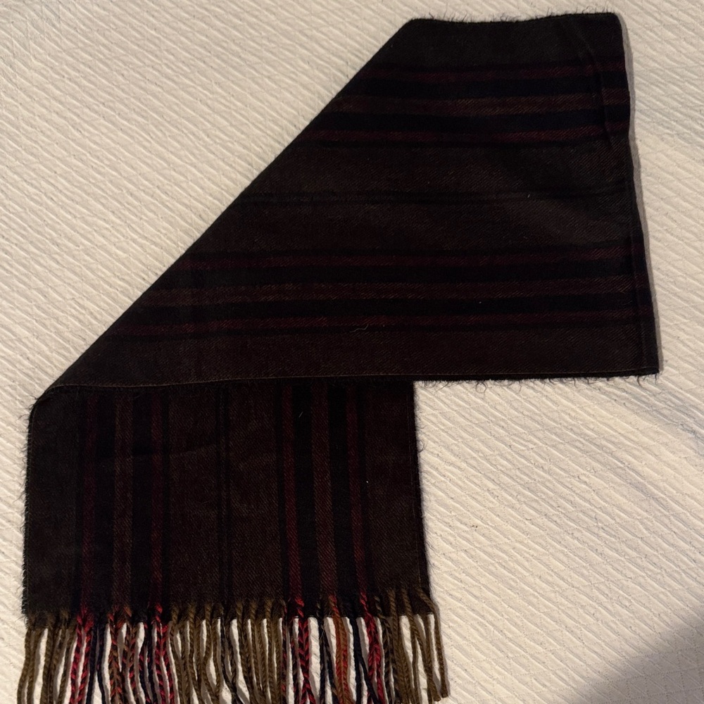Dior gray/tan and Red Men's Scarf